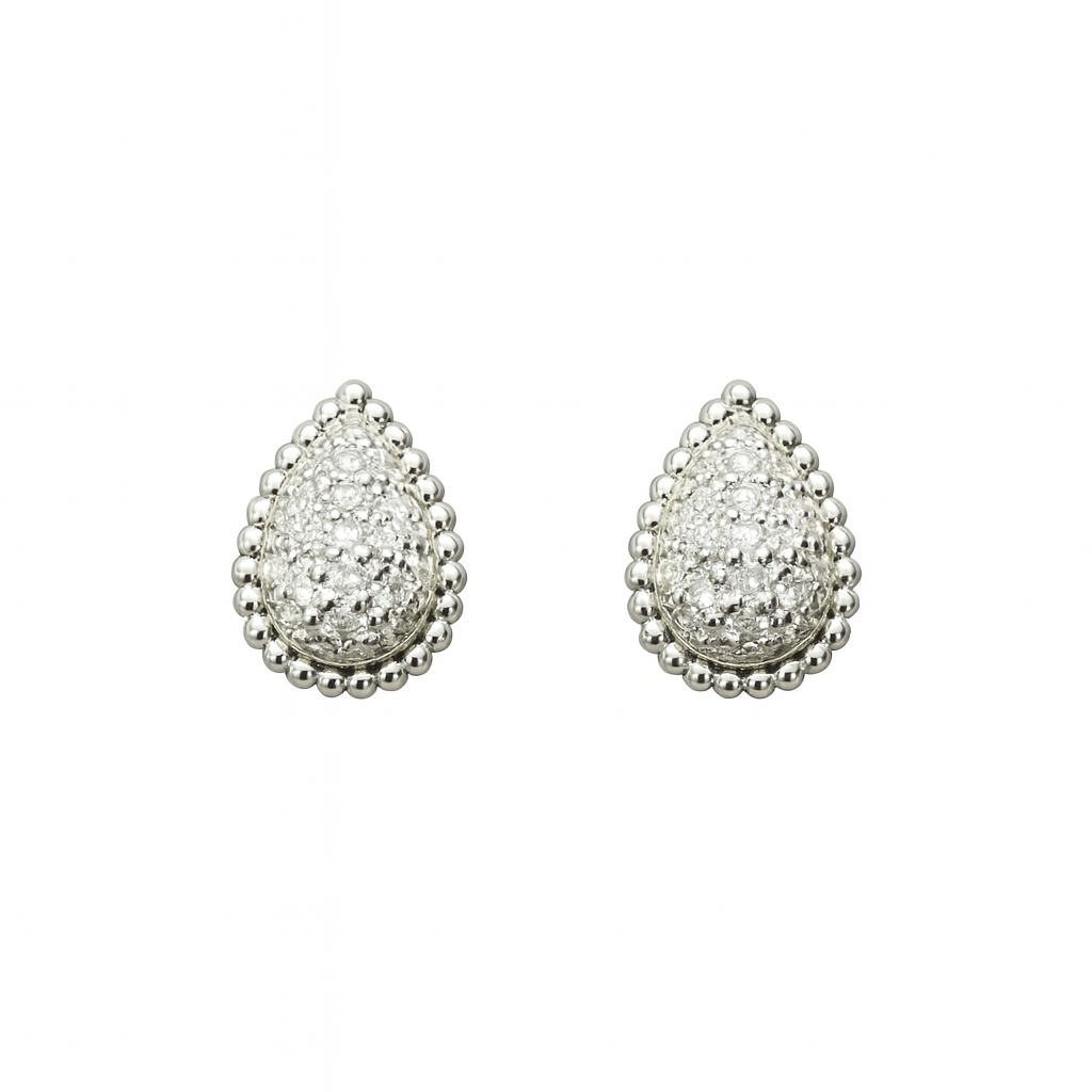 Halo Drop Earrings