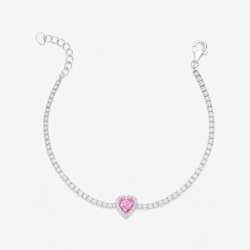 Blush Heart Bracelet