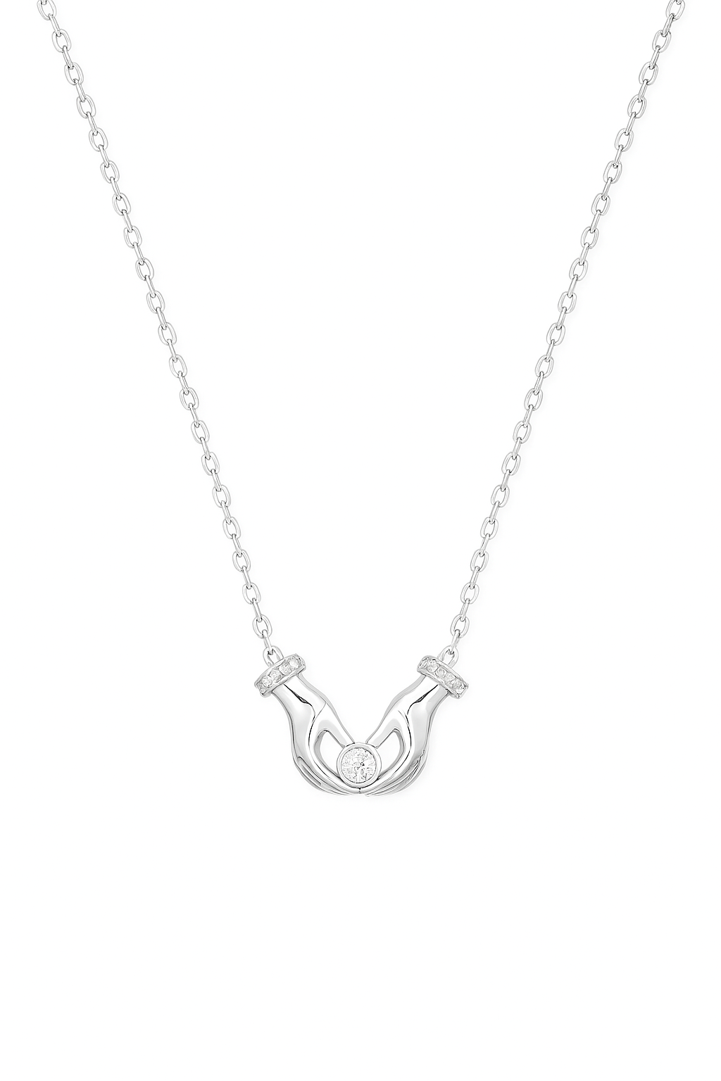Holding Hands Necklace