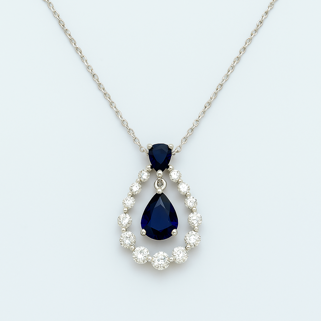 Royal Teardrops Necklace