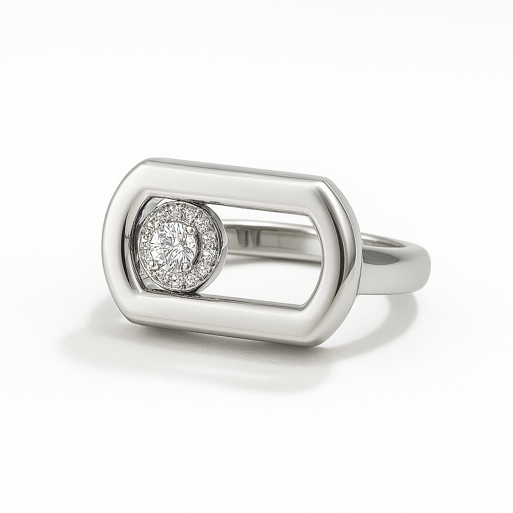 Halo Pivot Ring