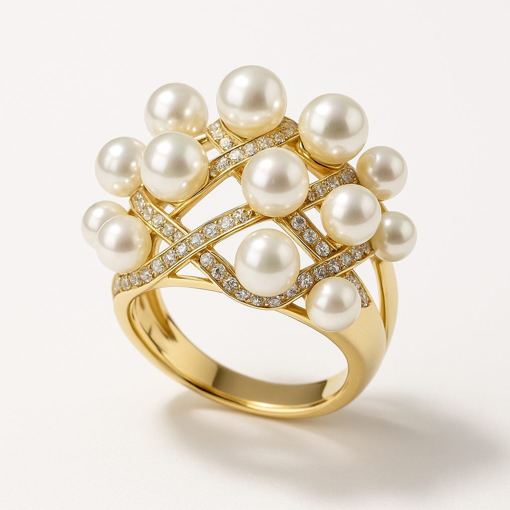 Celestial Cluster Ring