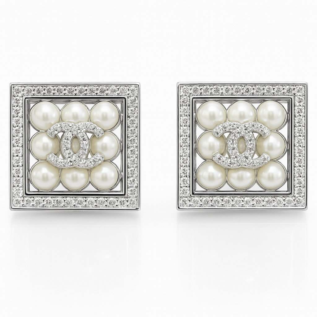 Silver Palais Studs
