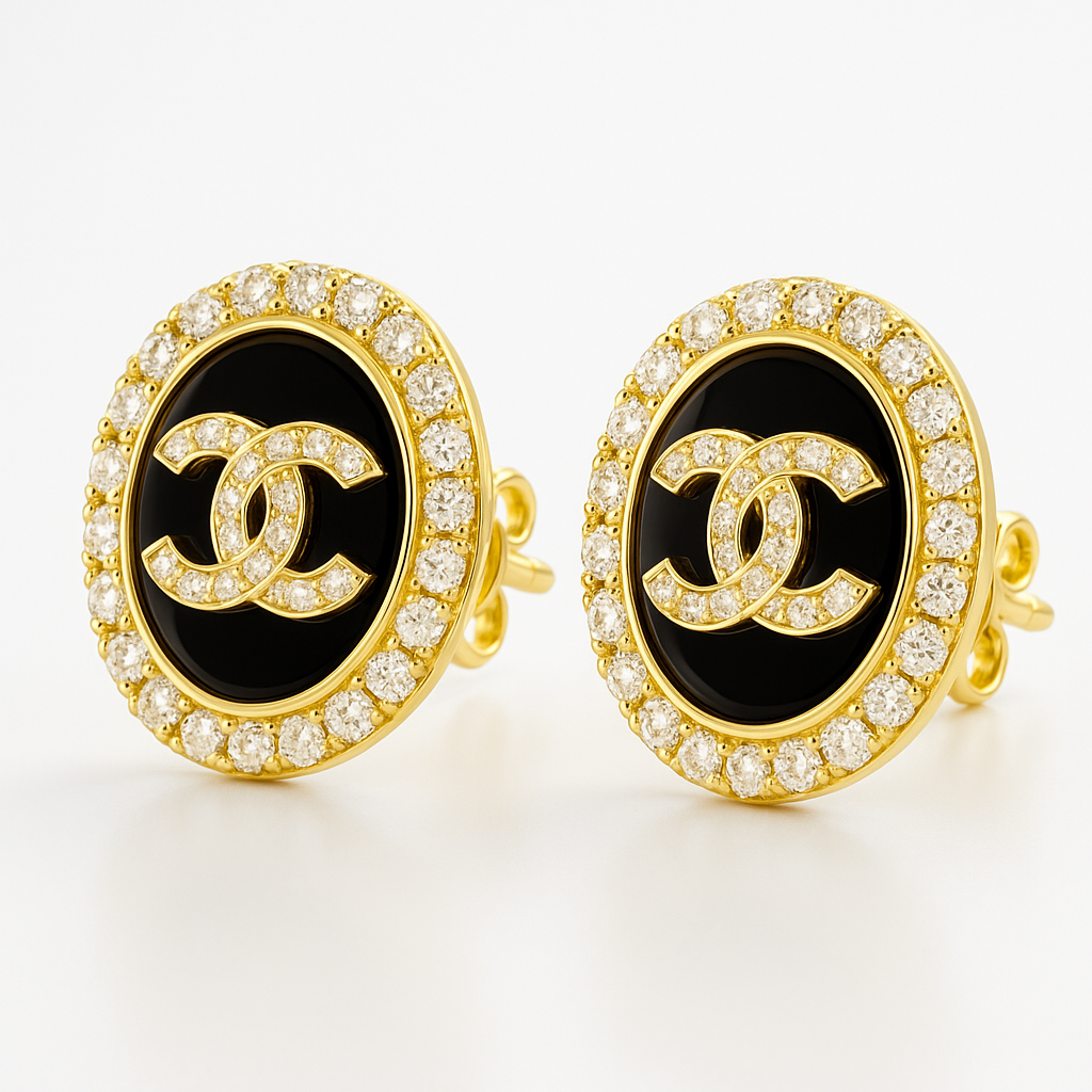 Noire Royale Studs