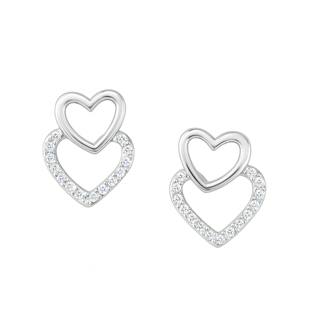 Double Heartlight Earrings