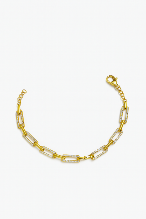 Aurora Sparkle Link Bracelet