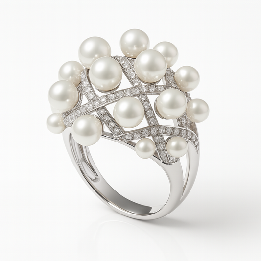 Celestial Cluster Ring