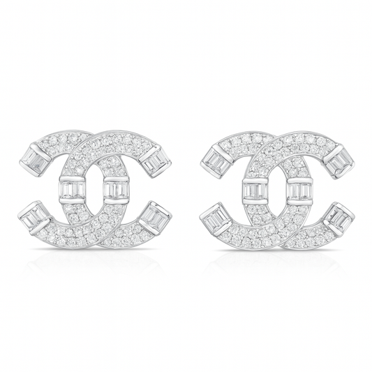 Luxe Baguette Studs