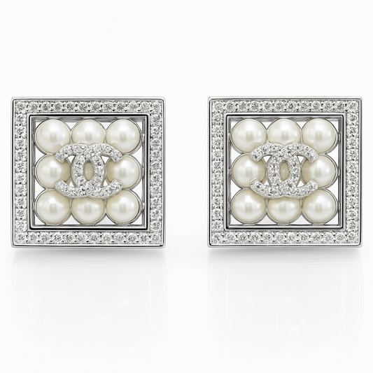 Silver Palais Studs