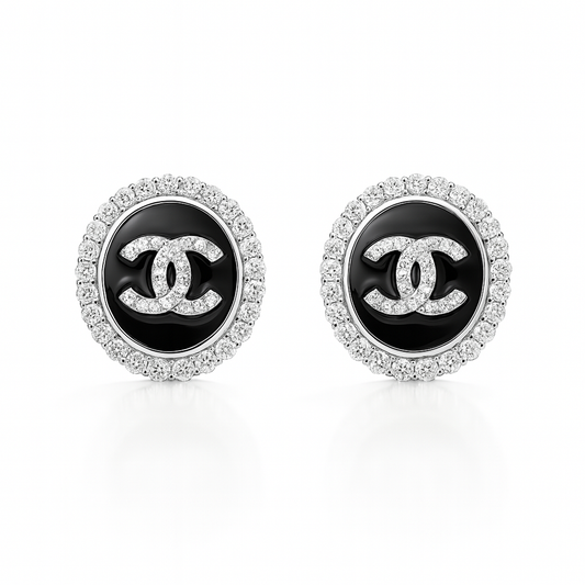 Noire Éclat Studs
