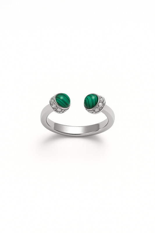Emerald Duo Ring